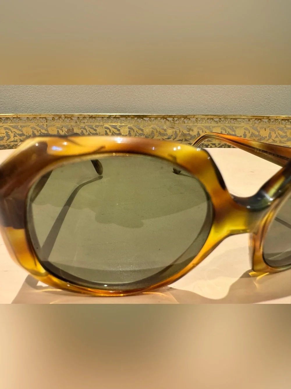 Vintage 60s Suntimer Brand oversized geometric sunglasses